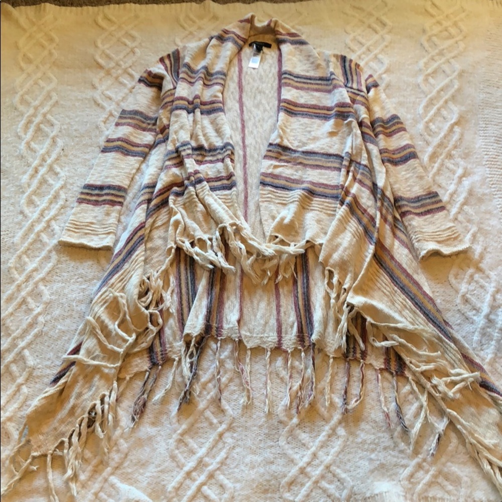 Boho long cardigan sweater